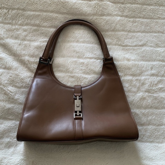 Gucci Handbags - Gucci Jackie Leather Small Shoulder Bag